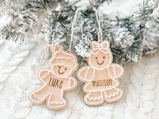 Personalized Gingerbread Ornament