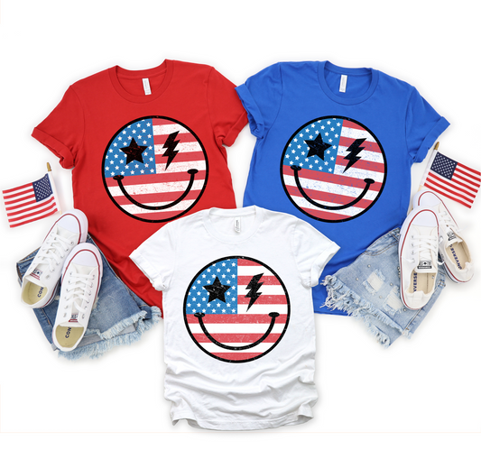 America Smile Graphic Tee