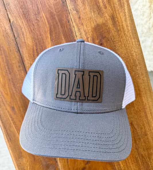 Leather Patch Dad Hat