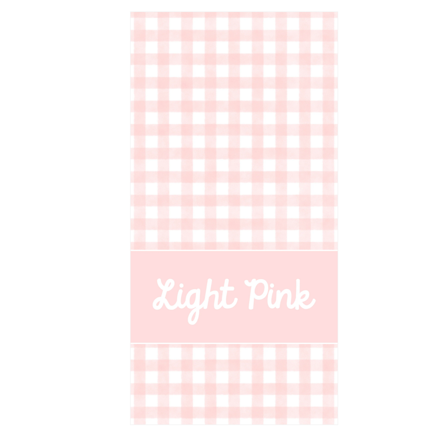 Gingham Personalized Beach Towel