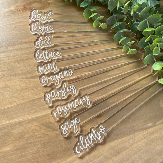 Acrylic Garden Stakes