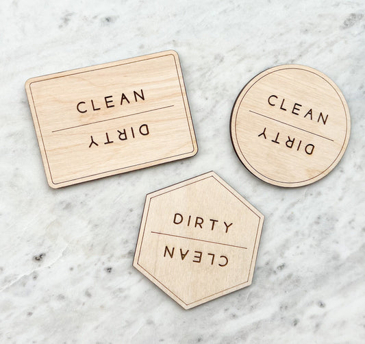 Clean/Dirty Dishwasher Magnet