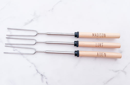 Personalized Smores Roasting Stick