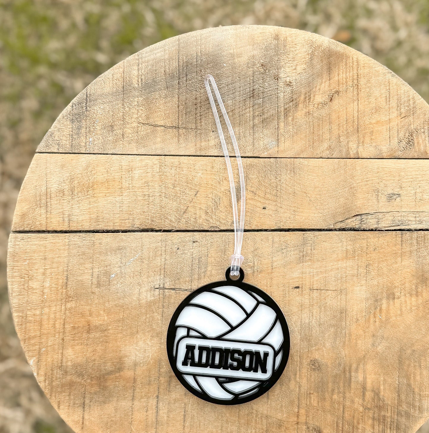 Personalized Volleyball Bag Tag