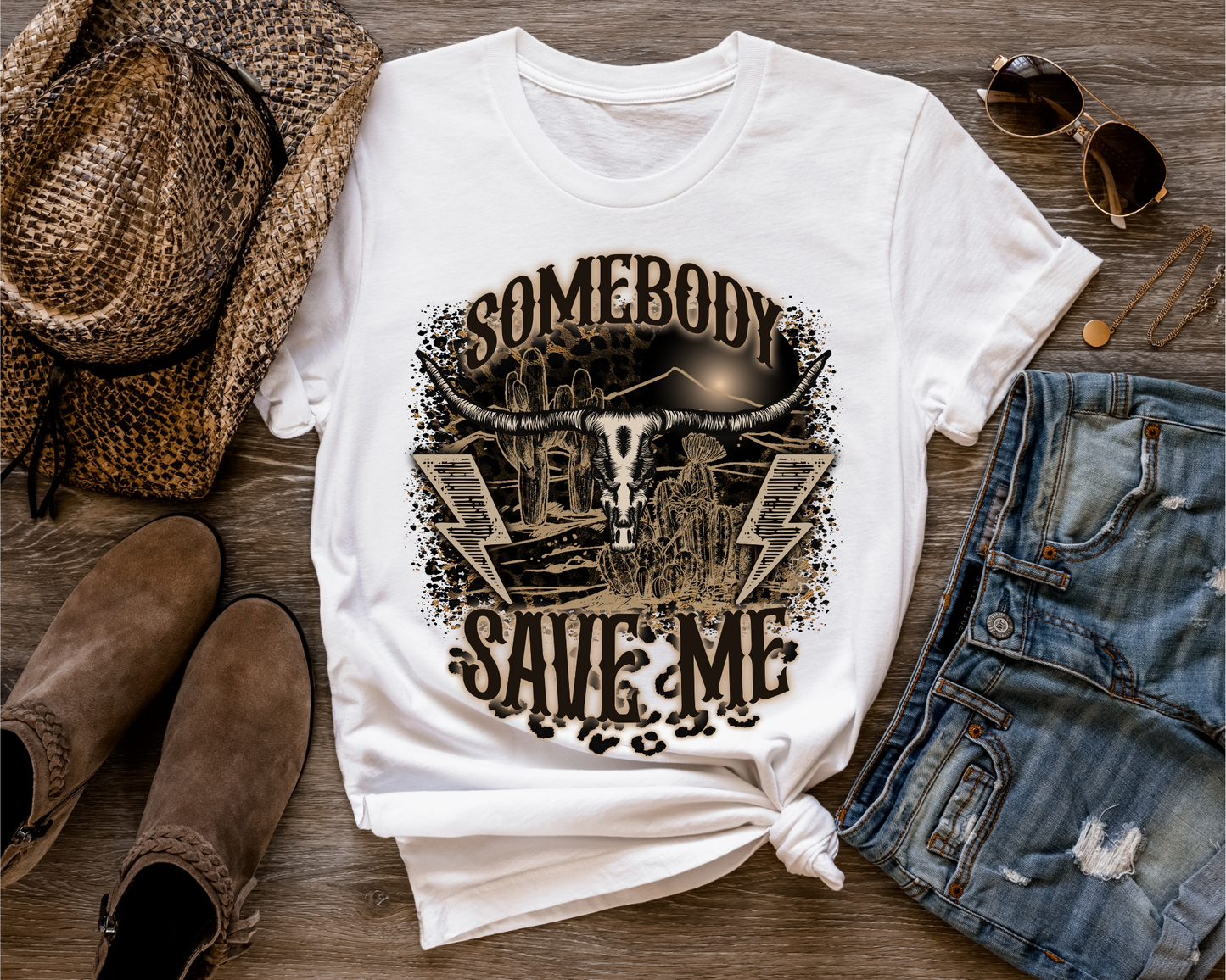 Somebody Save Me Graphic Tee