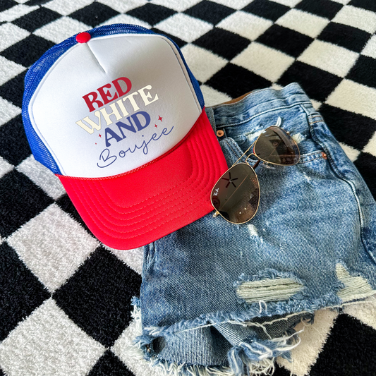 Red, White, Boujee Trucker Hat